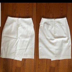 White and black skirt